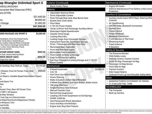 Used 2018 Jeep Wrangler Unlimited Sport S image 5