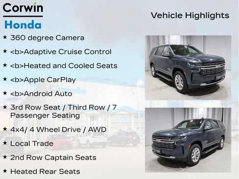 Used 2021 Chevrolet Tahoe Premier w/ Premium Package image 11