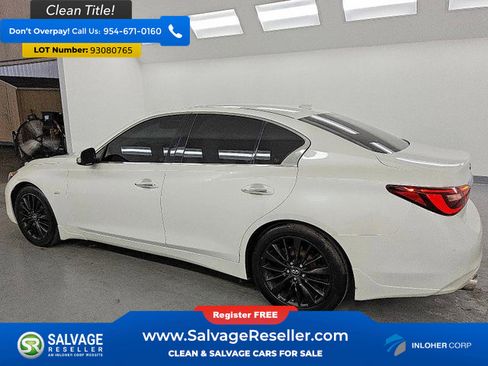 Used 2018 INFINITI Q50 Luxe w/ Cargo Package (L95) image 3