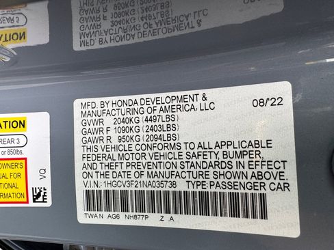 Used 2022 Honda Accord Sport image 18