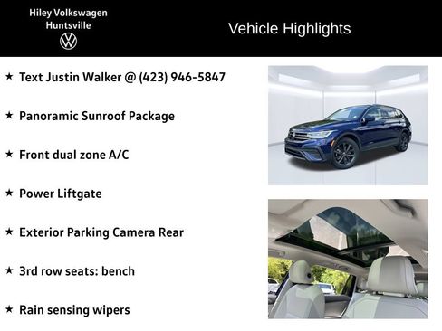 Certified 2024 Volkswagen Tiguan SE w/ Panoramic Sunroof Package FWD image 7