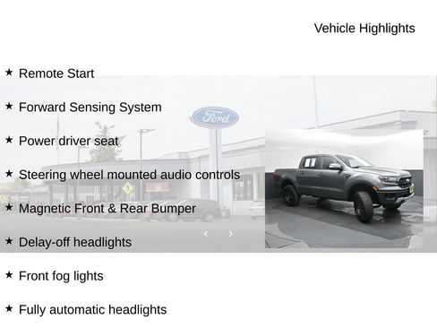 Used 2021 Ford Ranger Lariat w/ Equipment Group 501A High image 21