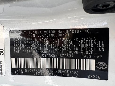 Used 2022 Toyota Camry LE FWD image 20