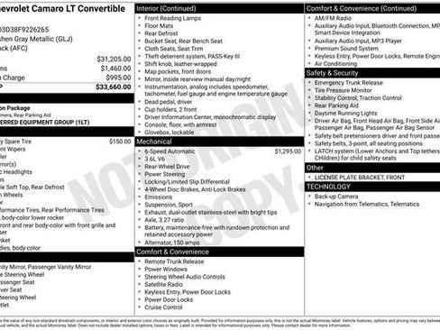 Used 2015 Chevrolet Camaro LT image 10