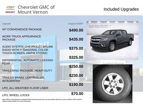 Used 2017 Chevrolet Colorado W/T w/ WT Convenience Package AWD/4WD image 6