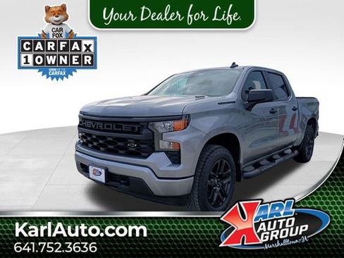 Used 2026 Chevrolet Silverado 1500 Custom w/ Turbomax Blackout Package image 1
