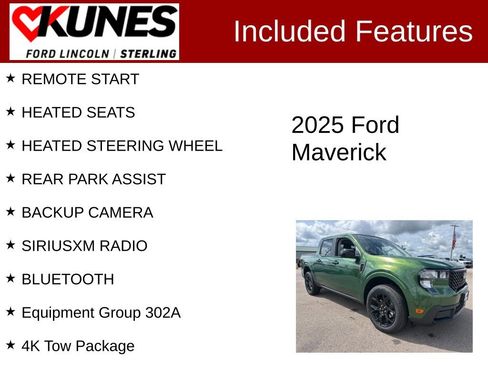 New 2025 Ford Maverick XLT w/ XLT Luxury Package image 3