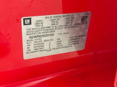 Used 2017 Chevrolet Silverado 1500 Custom w/ Custom Convenience Package AWD/4WD image 15