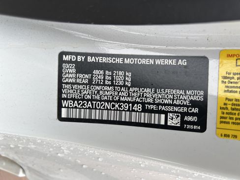 Used 2022 BMW 430i Convertible w/ Premium Package 2 RWD image 35