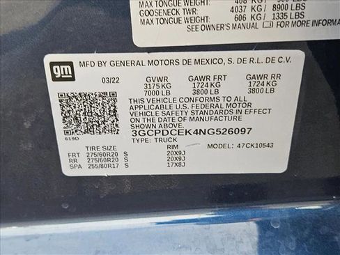 Used 2022 Chevrolet Silverado 1500 Custom Trail Boss image 24