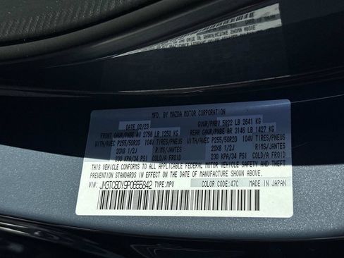 Certified 2023 MAZDA CX-9 Carbon Edition AWD/4WD image 33