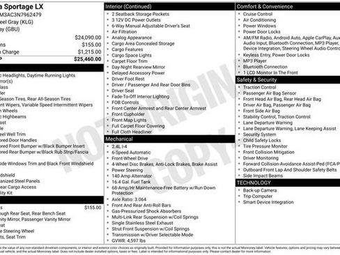 Used 2022 Kia Sportage LX image 12