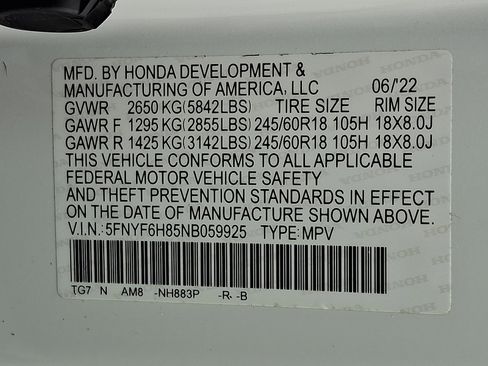 Certified 2022 Honda Pilot TrailSport image 29