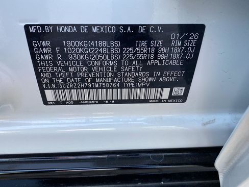 Used 2026 Honda HR-V EX-L image 15