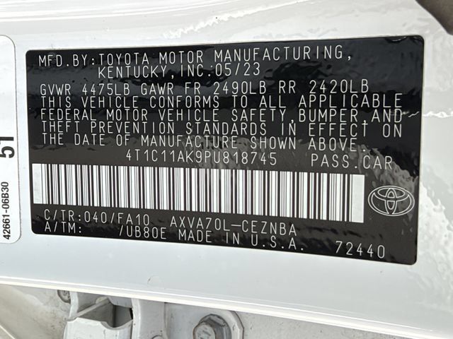 Used 2023 Toyota Camry LE FWD image 25