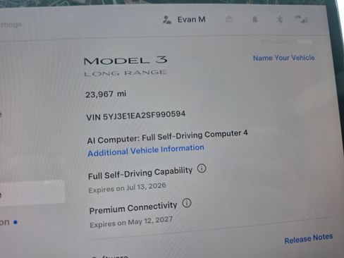 Used 2025 Tesla Model 3 Long Range RWD image 3