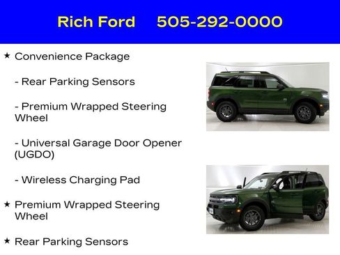 Certified 2024 Ford Bronco Sport Big Bend w/ Convenience Package AWD/4WD image 24