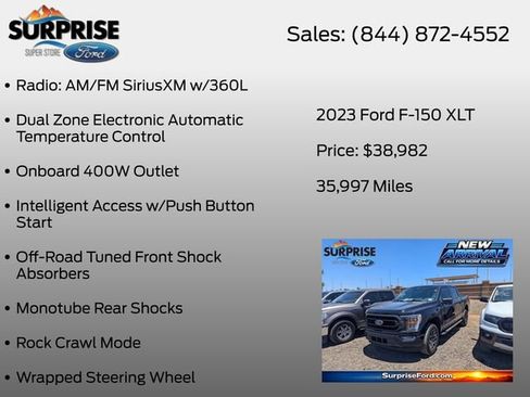 Used 2023 Ford F150 XLT w/ Equipment Group 302A High AWD/4WD image 23