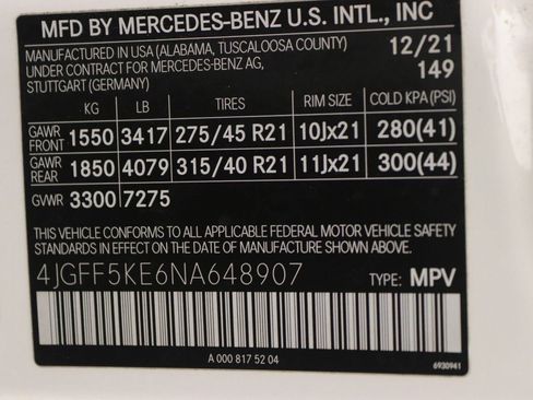 Certified 2022 Mercedes-Benz GLS 450 4MATIC image 16