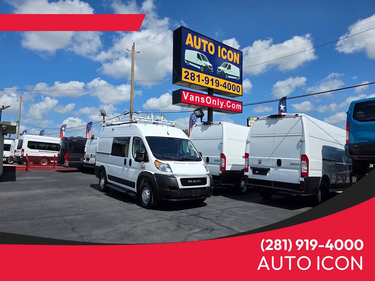 Used 2021 RAM ProMaster 1500 FWD image 1