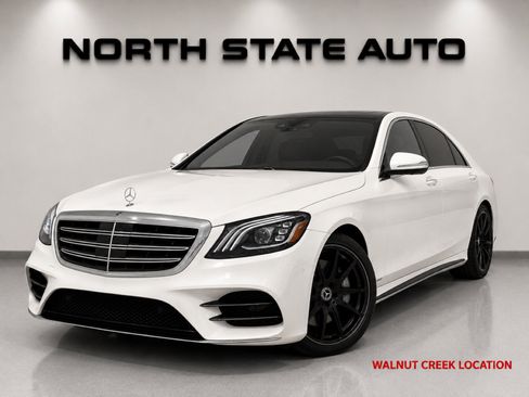 Used 2020 Mercedes-Benz S 560 4MATIC Sedan w/ AMG Line Exterior image 1
