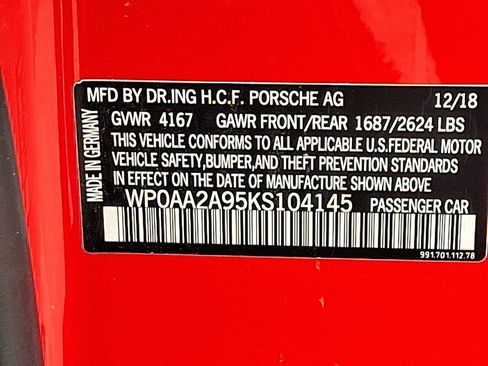 Used 2019 Porsche 911 Carrera T image 26