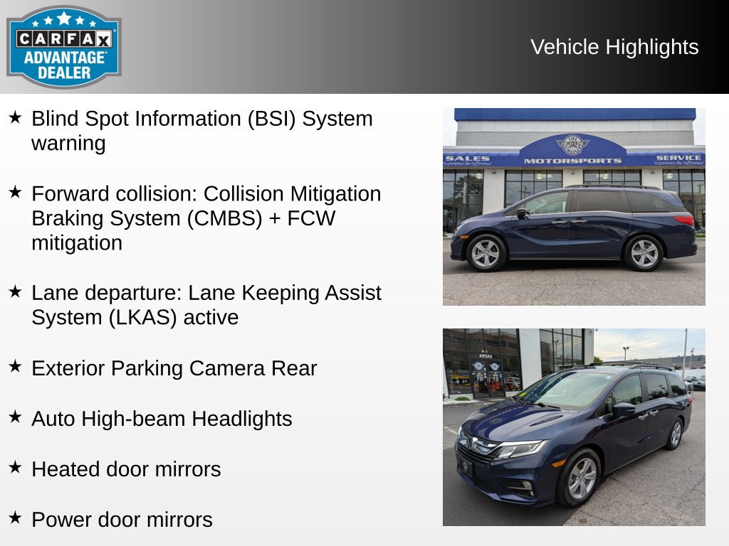 Used 2019 Honda Odyssey EX-L image 8