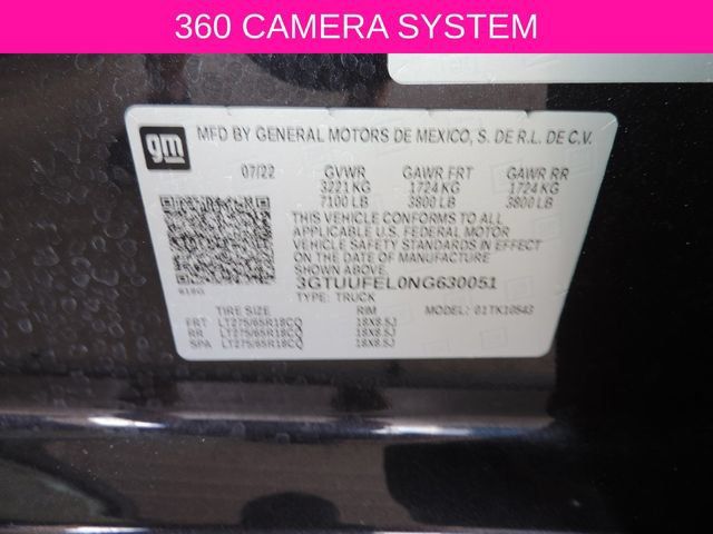 Used 2022 GMC Sierra 1500 AT4X AWD/4WD image 14
