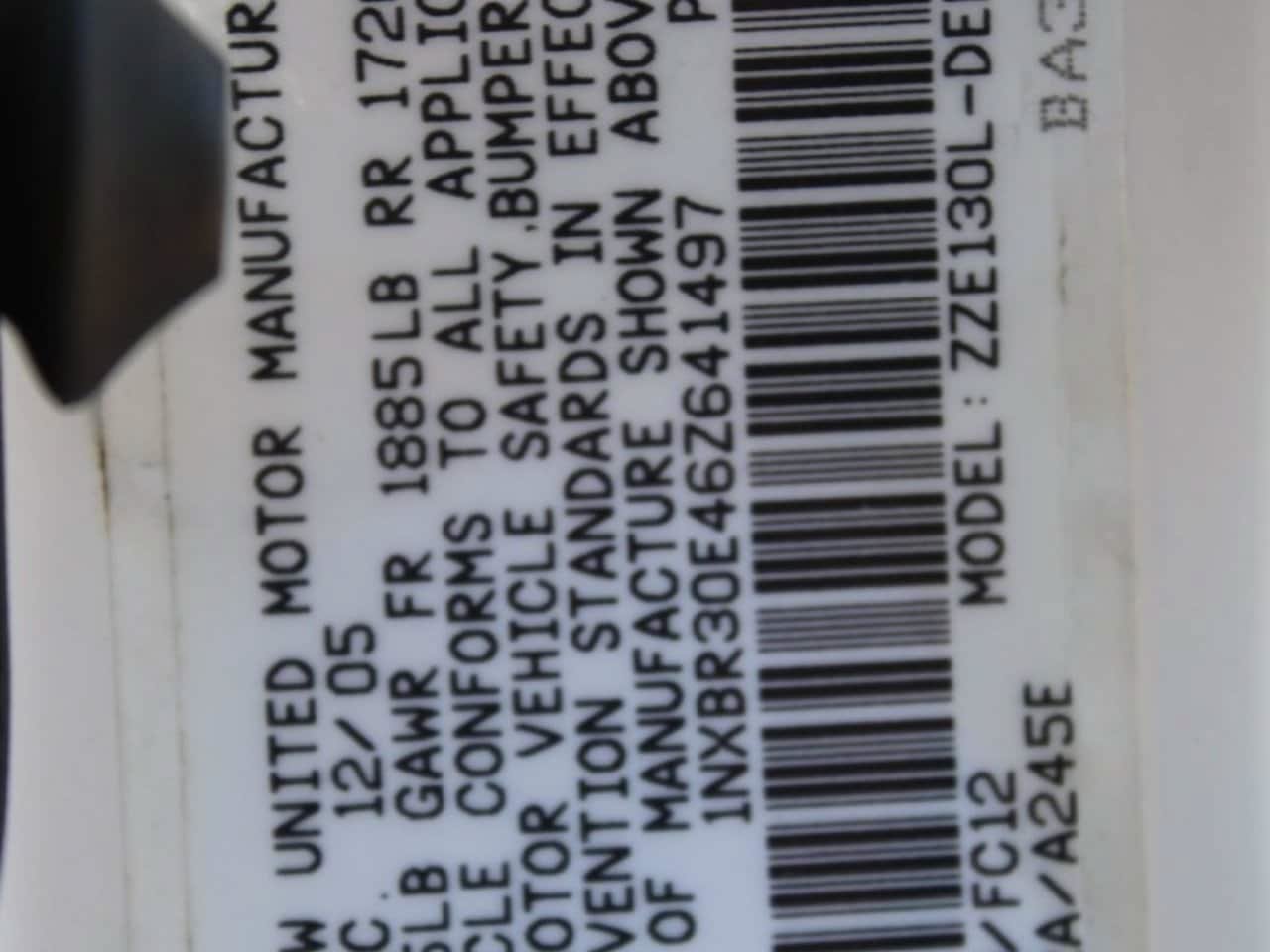 Used 2006 Toyota Corolla CE FWD image 24