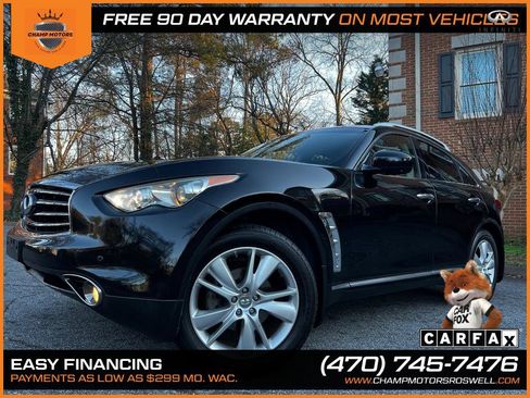 Used 2012 INFINITI FX35 AWD w/ Premium Pkg image 1