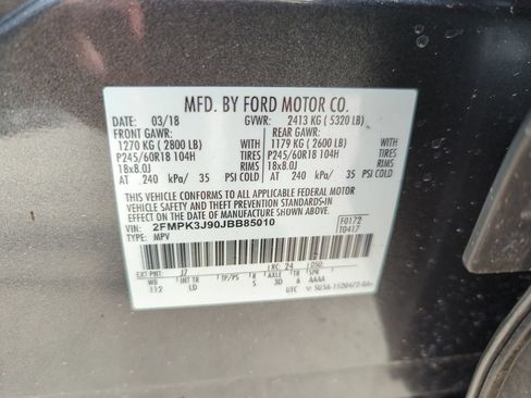 Used 2018 Ford Edge SEL w/ Equipment Group 201A FWD image 27