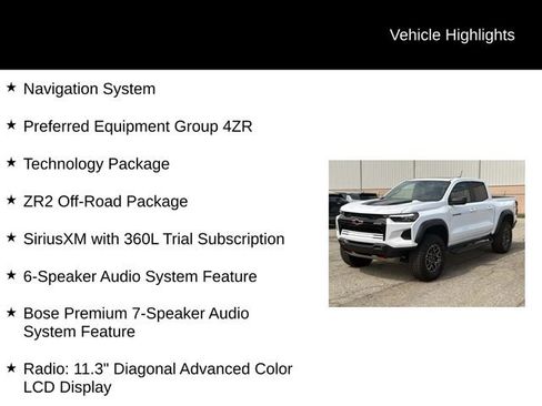 Certified 2026 Chevrolet Colorado ZR2 w/ Technology Package AWD/4WD image 4