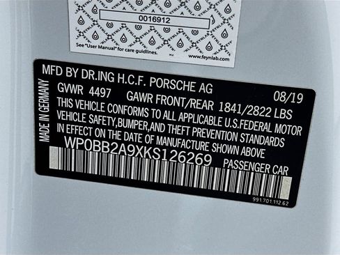 Certified 2019 Porsche 911 Targa 4 GTS AWD/4WD image 32