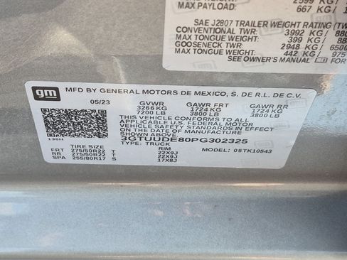 Used 2023 GMC Sierra 1500 SLT w/ SLT Premium Package AWD/4WD image 38