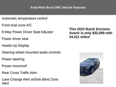 Used 2023 Buick Envision Avenir AWD/4WD image 12