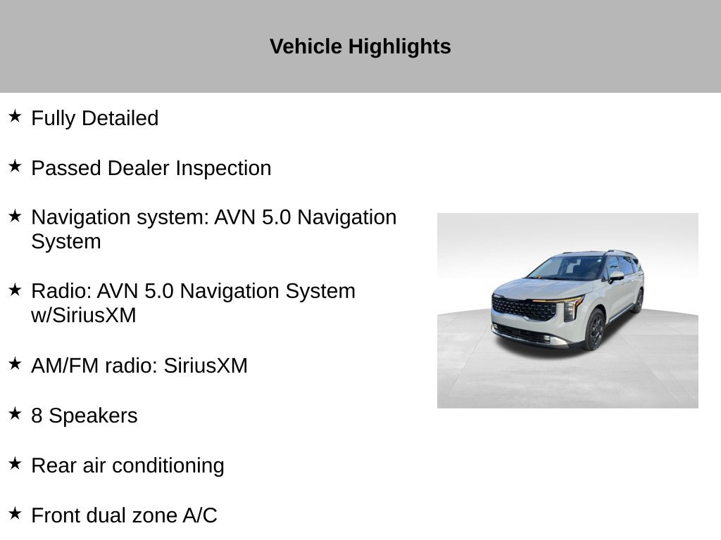 Used 2025 Kia Carnival SX FWD image 14