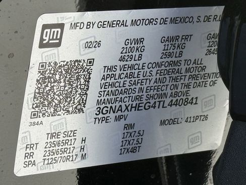 New 2026 Chevrolet Equinox LT w/ Safety and Technology Package FWD image 23
