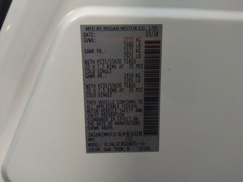 Used 2018 Nissan Pathfinder Platinum image 33