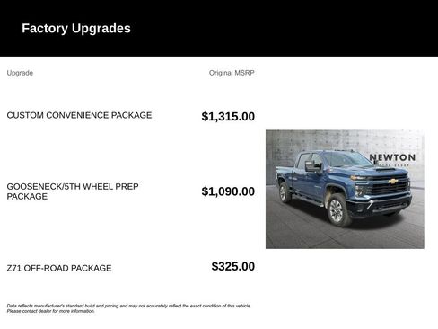 Used 2025 Chevrolet Silverado 2500 Custom w/ Custom Convenience Package AWD/4WD image 6
