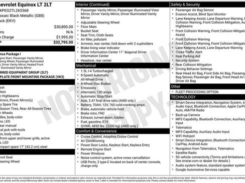 Used 2026 Chevrolet Equinox LT AWD/4WD image 25