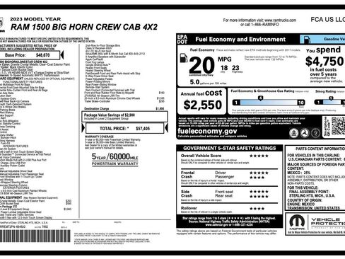 Used 2023 RAM 1500 Big Horn image 72