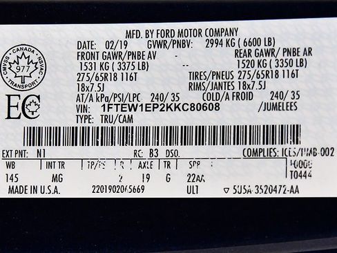 Used 2019 Ford F150 XLT w/ XTR Package image 16