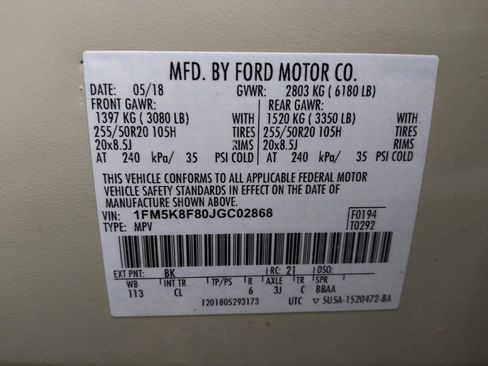 Used 2018 Ford Explorer Limited image 33