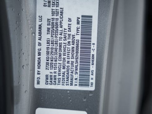 Used 2017 Honda Odyssey Touring Elite image 40