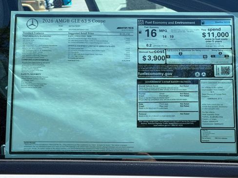 New 2026 Mercedes-Benz GLE 63 AMG S image 50