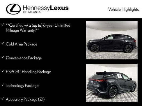 Used 2024 Lexus RX 350 F Sport w/ Convenience Package AWD/4WD image 12