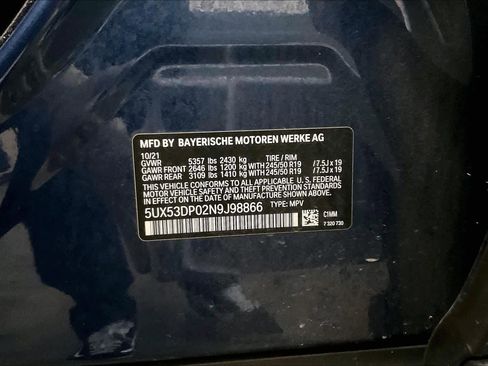 Used 2022 BMW X3 xDrive30i w/ Convenience Package image 33