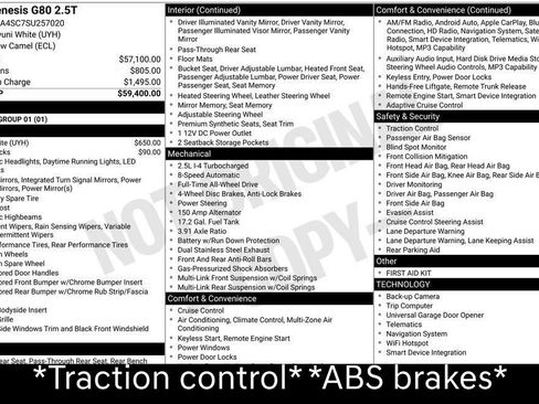 Used 2025 Genesis G80 2.5T image 4