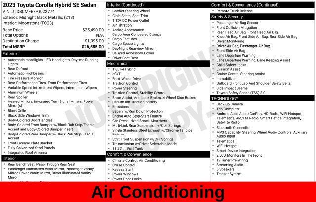 Used 2023 Toyota Corolla SE FWD image 17
