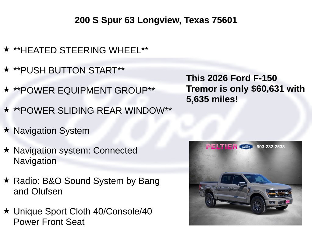 Used 2026 Ford F150 Tremor AWD/4WD image 20